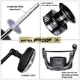 thumbnail image 6 of Proberos Spinning Reel - Interchangeable Left/Right Hand, Aluminum Spool & Rocker Arm,19.8lb max Drag Long-Lasting Performance, 6 of 22