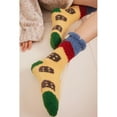 thumbnail image 4 of Milue Cartoon Socks Women Cute Colorful Fleece Warm Funny Socks Home Floor Sleeping, 4 of 21