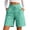 Mint Green, variant on YAYUBA Cotton Linen Shorts for Women Drawstring Knee Length Bermuda Shorts with Pockets Summer Casual Baggy Wide Leg Outfits Size S, Beige