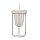 thumbnail image 1 of Vaso portátil para beber, taza de té de burbujas para batidos, reutilizable, de boca ancha, para agua Blanco 450ml, 1 of 9