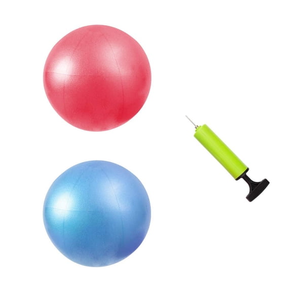 Jogi-HHACQUIT Kit de Balle d'Exercice Mini Entraînement Physique avec Pompe à Main pour Yoga, Pilates, Équilibre du Corps, Entraînement de Base et Stabilité, 8 Pouces