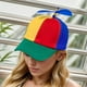 thumbnail image 5 of Gorra de béisbol ajustable unisex, hélice de helicóptero desmontable, 52-56 cm de circunferencia, algodón, mezcla de plástico, diseño Snapback, patchwork de moda, 5 of 6