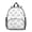 Unicorn and Wing, variant on Unicorn and Heart White Pattern Backpack for School, Cute School Bag with Adjustable Shoulder Straps and Padded Back, 13.8"x11.4"x6"