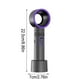 thumbnail image 2 of Multifuntional Digital Display Handheld FanQuiet Powerful Fan USB Rechargeable 100-speed High-speed Bladeless For Outdoor Travel, 2 of 5