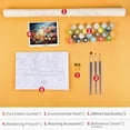 thumbnail image 4 of TISHIRON Paint by Numbers for Adults,16x20 inch Canvas Wall Art Flowers and Butterflies Oil Painting by Numbers Kit for Home Wall Decor (Frameless), 4 of 6