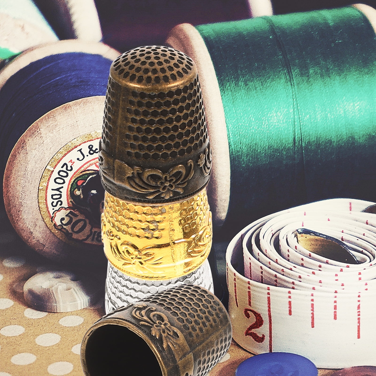 5 PCS Sewing Thimble Dedal Clothing Accessories