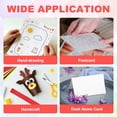 thumbnail image 6 of Uxcell 25 Pack 5.9x7.9" Blank Cardstock Paper with Envelope, Green Card Stock Bulk Thick Folded Heavy Cardstock Paper for Printer DIY Cards Greeting Gift Wedding Postcards, 6 of 6
