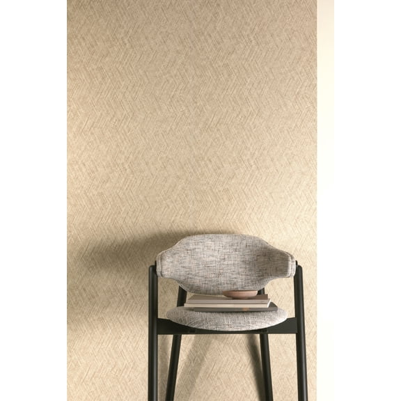 Trailblazer Straw Weave Print Non Woven Non-Pasted Textured Wallpaper 57 Sq. Ft.