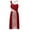 Burgundy, variant on Miaeowve Women's Lyrical Dance Dress Church Worship Tunics Sleeveless Color Block Praise Dresses Dancewear Navy Blue XL