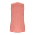 thumbnail image 6 of Lixiuxyad Workout Tank Tops Woman Women's Casual Square Neck Tank Top Pure Color Ruffle Detail Blouse For Spring Summer Daily Wear With Jeans,Gold, 6 of 6