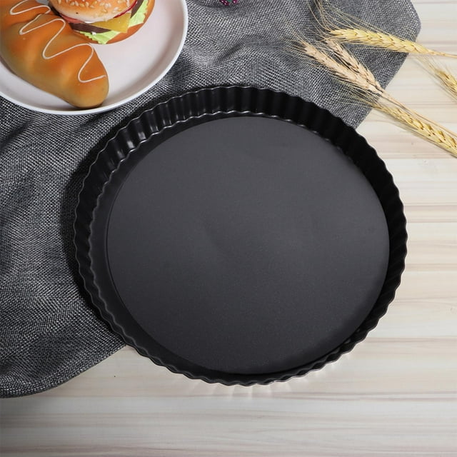 NonStick Carbon Steel Pie Pizza Cake Removable Bottom Baking Pan for Kitchen Tool