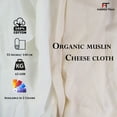 thumbnail image 5 of Muslin Natural Fabric (1 Yard) 54 Inch 100% Cotton Cheesecloth | Fab Fabric LLC, 5 of 9