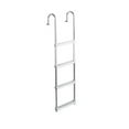 thumbnail image 1 of GARELICK Dock Ladder 15240-G Pontoon Boarding Ladder; 4 Steps; Permanent Or Removable Mount; 250 Pound Load Capacity; 15 Inch Width x 50 Inch Length; Without Handrails; Anodized; Silver; Aluminum, 1 of 3