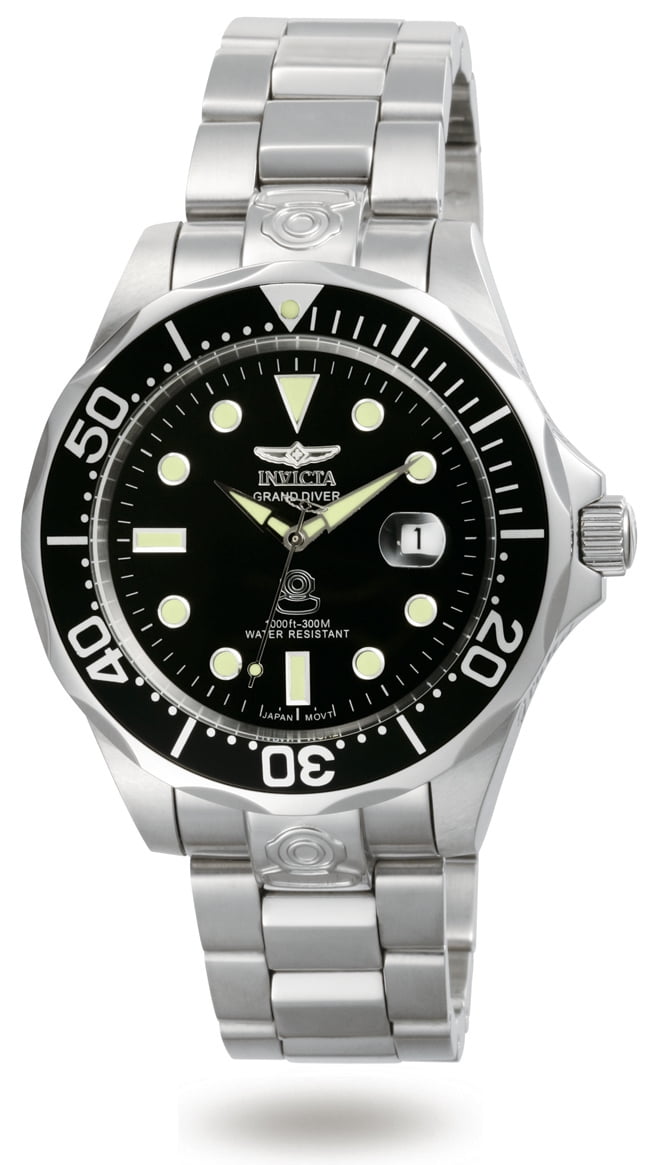 Invicta Men's 3044 Pro Diver Automatic 3 Hand Black Dial Watch ...