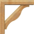 thumbnail image 3 of Ekena Millwork 6"W x 30"D x 30"H Funston Block Rough Sawn Bracket w/ Offset Brace, Western Red Cedar, 3 of 25