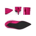 thumbnail image 2 of BLISSFUL STEP Pointed Toe Zipper Kitten Heels Ankle Boots for Women, 2 of 5