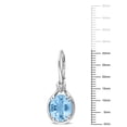 thumbnail image 3 of Everly Women's Topaz Sterling Silver Earrings, 3 of 7