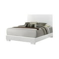 thumbnail image 3 of Pemberly Row 5-piece Wood Eastern King Bedroom Set Glossy White, 3 of 6