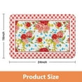 thumbnail image 4 of Flower Design Bathroom Rugs, Extra Soft and Absorbent Microfiber Pioneer Flower Woman Bath Mat, Non-Slip, Quick Dry Shaggy Bath Carpet, Suitable for Bathroom Floor, Tub, Shower 16x24 Inch, 4 of 5