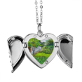 thumbnail image 1 of Edificio chino casa árbol ilustración Alas de ángel collar colgante regalo de moda Unbranded M, 1 of 3
