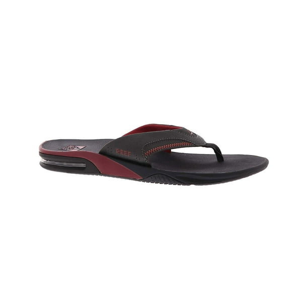 Reef Mens Fanning Faux Nubuck Bottle Opener Thong Sandals