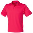 thumbnail image 1 of Henbury - Polo pique de deporte/deportivo de manga corta Transpirable Modelo Coolplus® - Verano/ Vacaciones/Deporte (Rosa Fuerte), 1 of 1