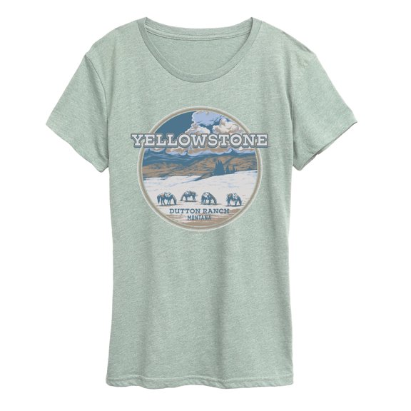Yellowstone - Ranch Scene Short Sleeve Graphic T-Shirt