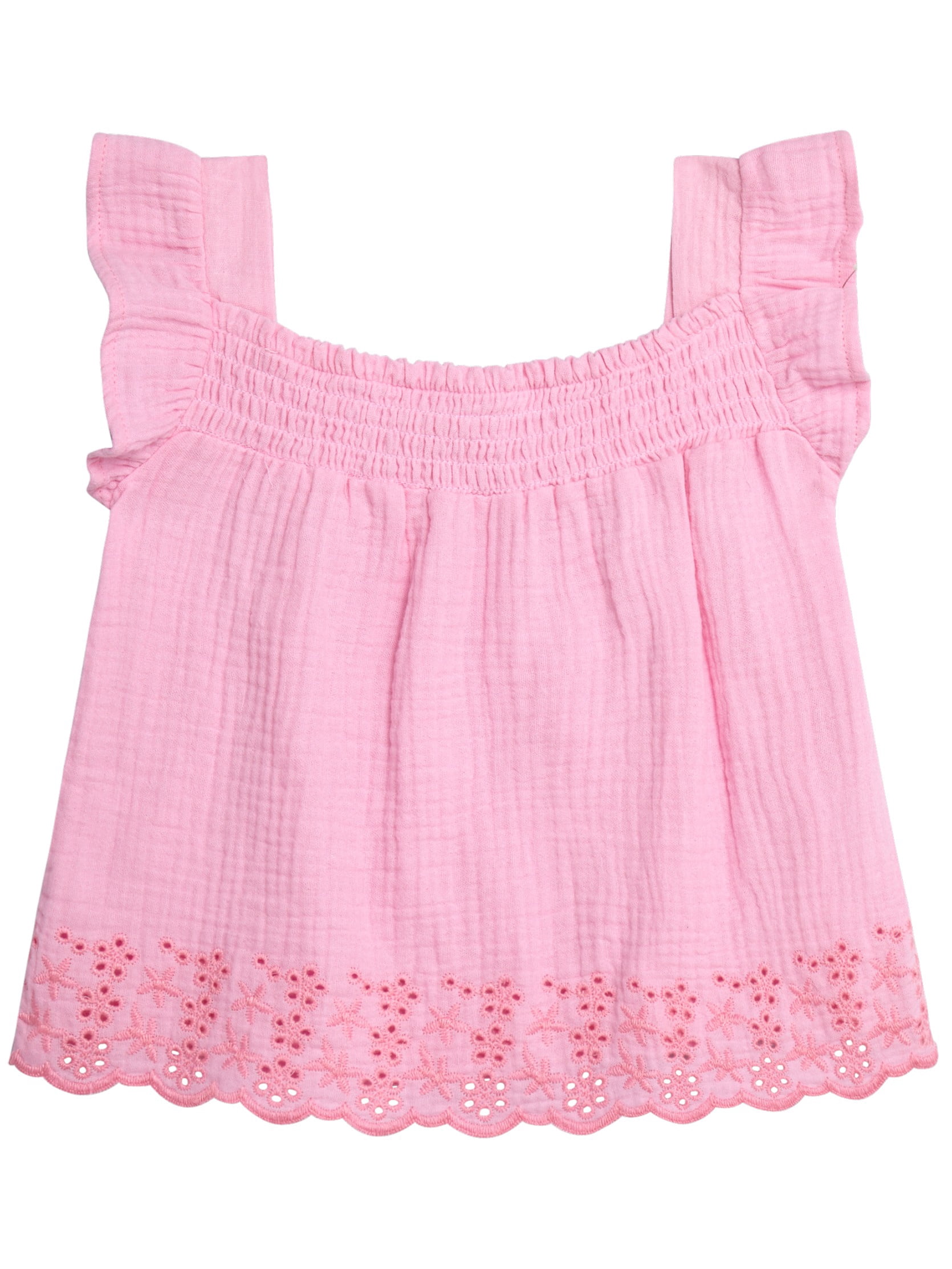 Jessica Simpson Baby Girls' Layette Bloomer set with Sunhat Sizes 0-24M