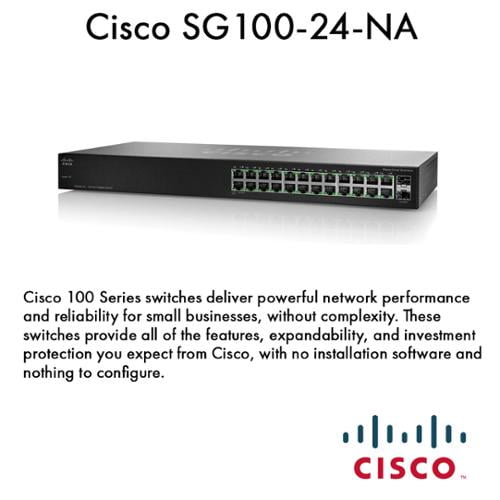 Cisco SG10024NA 24Port Gigabit Switch 101001000 RJ45 Walmart