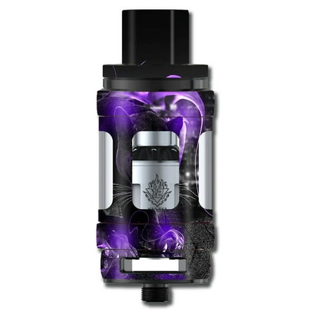 Skins Decals For Smok Tfv12 Cloud King Tank Vape Mod / Black Panther Purple