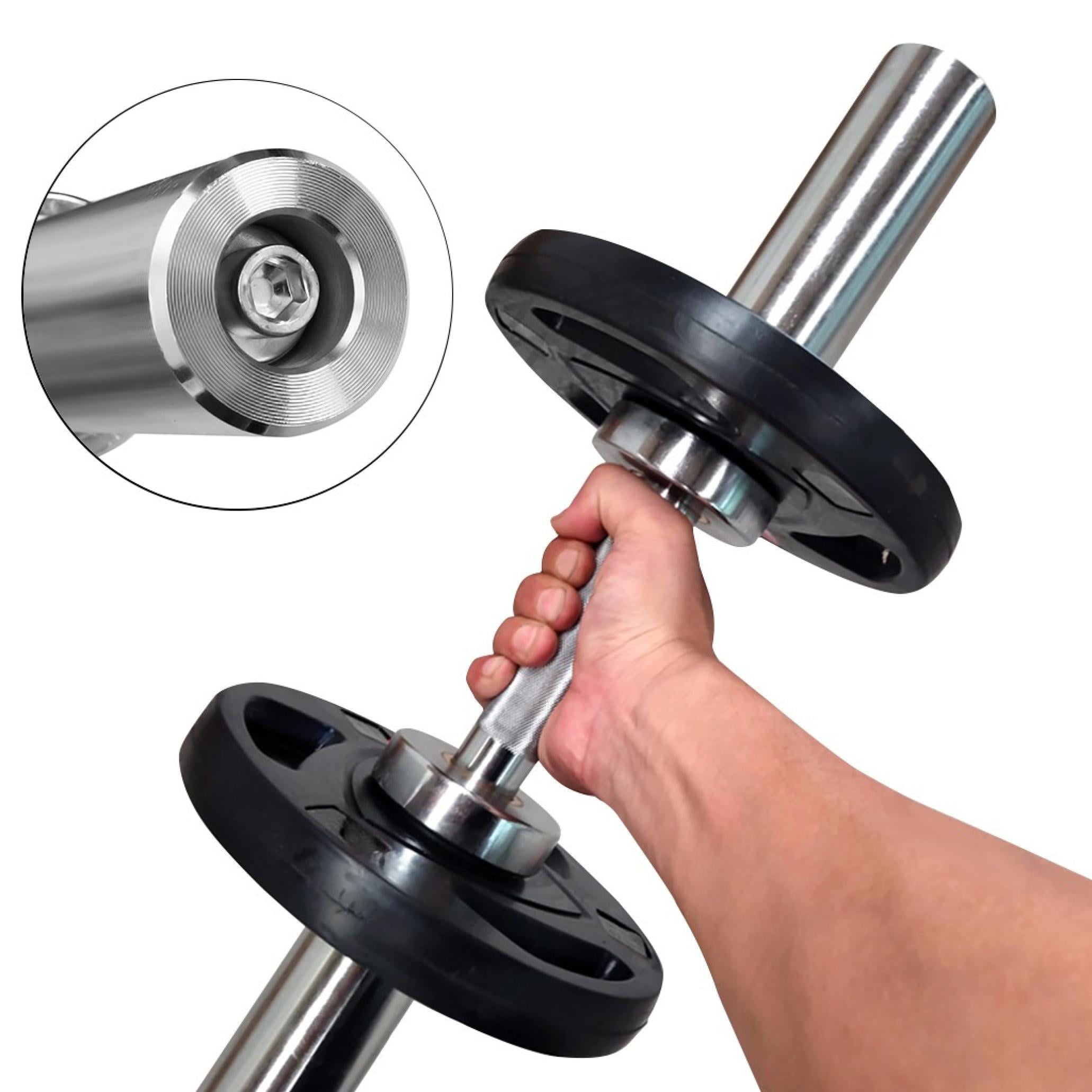 coldshine 2 Olympic Weight Bar Dumbbell Bars Set&Weights Weight Lifting Dumbell 