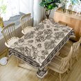 thumbnail image 3 of RisChhery Boho Paisley Waterproof Tablecloth,Indoor Outdoor Table Cover,Stain Resistant,60x84 inch, 3 of 6