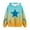 Orange, variant on CYRBOKO Fleece Hoodies for Girls, Gradient Star Printed Long Sleeve Fall&Winter Casual Sweatshirts with Pocket Orange Size 10-12 T