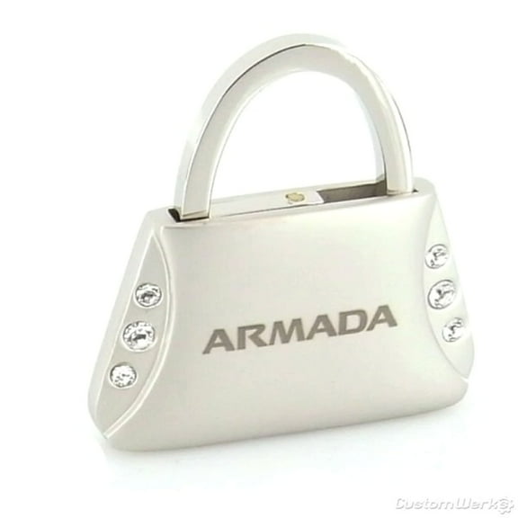 Nissan Armada Purse Shape Keychain (Chrome)