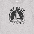 thumbnail image 4 of Inktastic My Boat My Rules Sailing Captain Boys or Girls Baby T-Shirt, 4 of 5