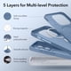 thumbnail image 5 of Funda ESR para iPhone 15 Pro Max con MagSafe, silicona azul claro, 5 of 7