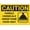 Warning Sign 6, variant on Caution HOT Surface Do Not Touch Sign - 12×8 Inches, Metal Tin Warning Sign, Industrial & Commercial Series Workplace Burn Prevention Decor