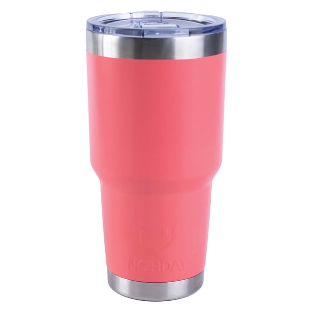 Vasos de Acero Inoxidable NORDAY Vaso Térmico 30oz 900ml Tapa coral