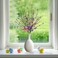 thumbnail image 4 of Plastic Easter Flower Easter Colorful Egg Berries Decorations Spring Flower Egg Twig Branches for Home Party Vase Flower Arrangement Centerpiece Easter Egg Decoration, 4 of 5