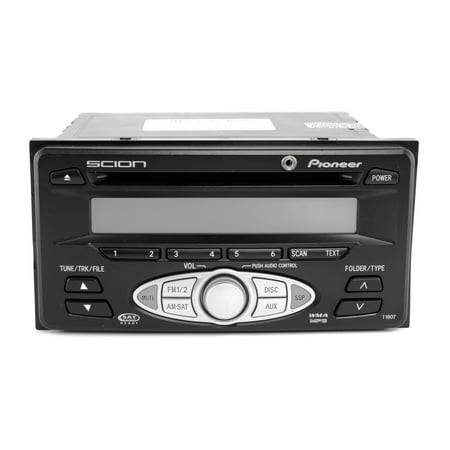 2006 Scion Xb Bumper - Scion 2006 xA xB AM FM CD Player with Aux Input Upgrade 08600-21800 Face T1807 - Refurbished