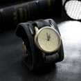 thumbnail image 3 of Qarigey Reloj de para hombre, decoración de moda, correa de cuero, reloj de de cuarzo, relojes de pulsera, accesorios para trabajo Relojes Negro Qarigey AP0112-01, 3 of 6