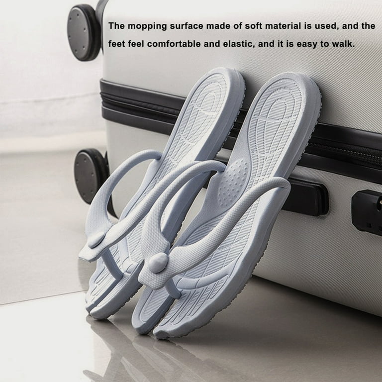 GeweYeeli Foldable Slippers Portable Travel Flip Flops Non slip