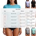 thumbnail image 3 of jjayotai Women's Swim Shirt Short Sleeve Rash Guard Sun Protection Swimming Swimsuit Bathing Suit Top Only, 3 of 6
