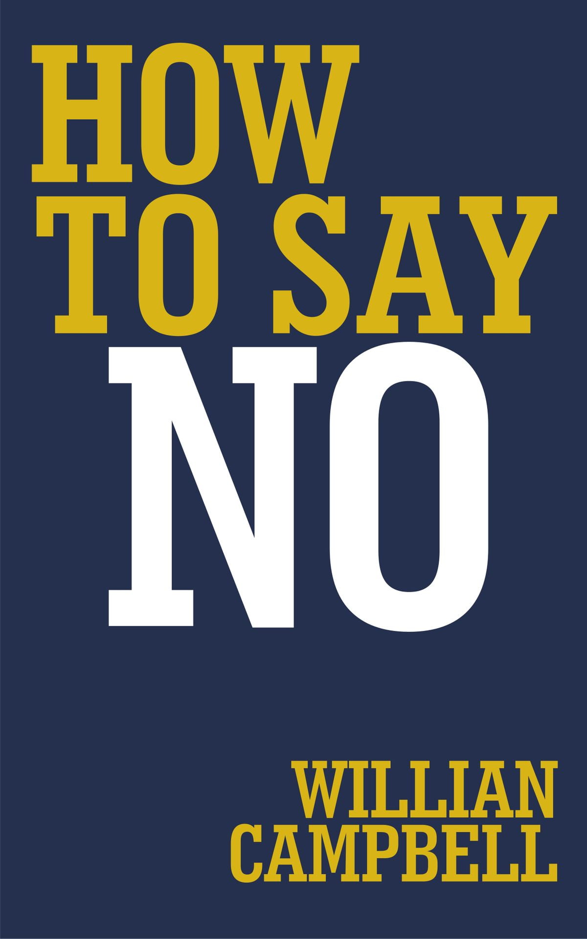How to Say No eBook