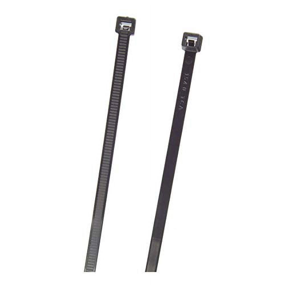 Grote 83-6019 Standard Tie Black 7.6 Inch 50 Lb Pack 100