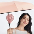 thumbnail image 4 of Summer Savings! Boovnll Portable Fan, Adjustable High Speed USB Rechargeable Fans Lightweight Compact Handheld Fan for Outdoor, Travel, Camping, Vacation, Summer Gift, Mini Fan - Fan, 4 of 8
