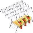 thumbnail image 2 of Taco Holder 4 Pack Stainless Steel Taco Stand Taco Rack Space for up to 16 Hard or Soft Shell Tacos, 2 of 7