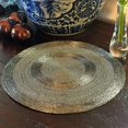 thumbnail image 4 of Crosby Street Shimmer and Chic Round Silver Filigree Beaded Placemats, Set of 2, Wire, Glass, 13.75 Inches, 4 of 4