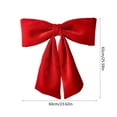 thumbnail image 3 of sruoe Christmas Bows, Christmas Tree Decorations, Christmas Tree Bows and Ribbons, Indoor Outdoor Tree Decoration, Hanging Christmas Bows for Wreaths, Tree Gift Present Decoration, Red, 3 of 6
