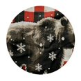 thumbnail image 4 of Orinice Bear Snowflake Round Table Cover Stain Resistant Washable Indoor Outdoor Tablecloth Kitchen Dining Wedding Parties Picnic Farmhouse 100% Polyester Fiber 42-46, 4 of 8